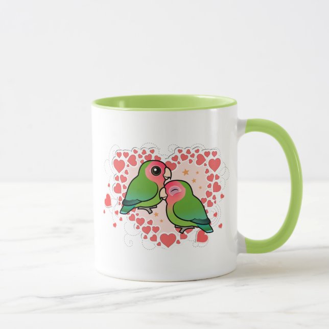 Mug Coeur d'amour de perruche (Droite)