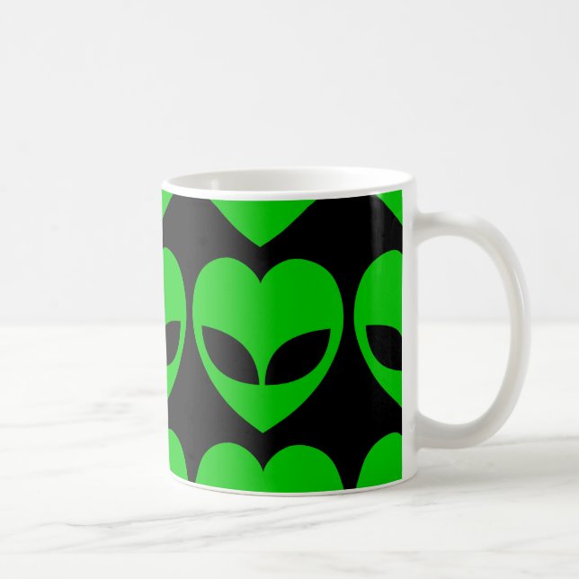 Mug Cœur d'amour extraterrestre (Droite)