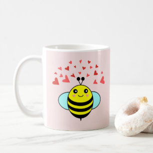 Mug Cœur d'amour heureux abeille
