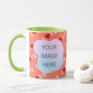 Mug Coeur d'amour orange