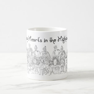 Mug Cœur dans les Highlands, Amour Écosse