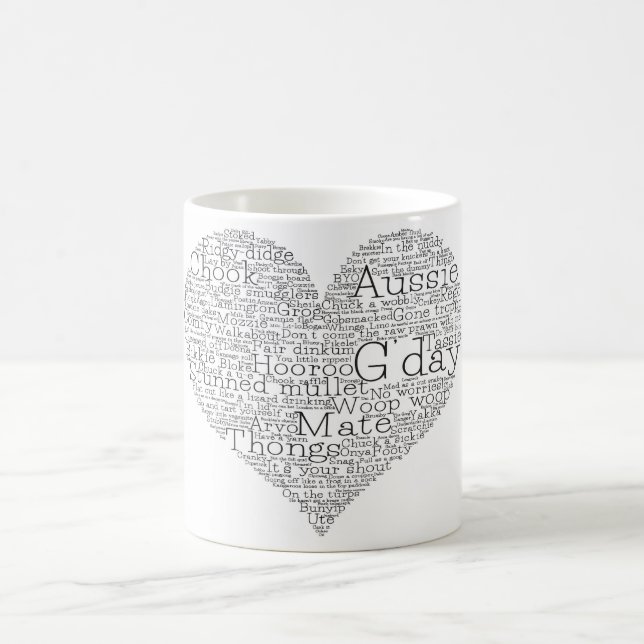 Mug Coeur d'argot australien (Centre)