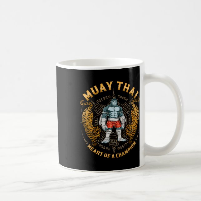 Mug Cœur de champion - Kickboxing et Muay Thai Tra (Droite)