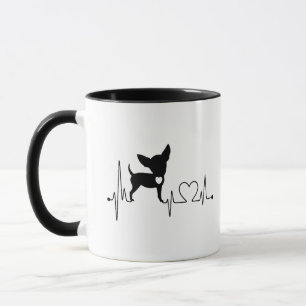 Mug Coeur de Chihuahua Chien mignon