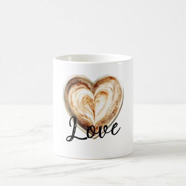 Mug Cœur de Crème de Café (Centre)