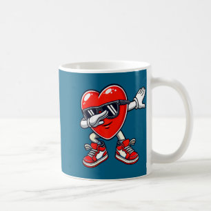 Mug Cœur de dabbing de la Saint-Valentin Art graphique
