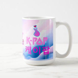 Mug Coeur de doigt K-Pop : Montrez votre amour