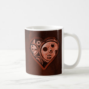 Mug Cœur de roue dentée Steampunk