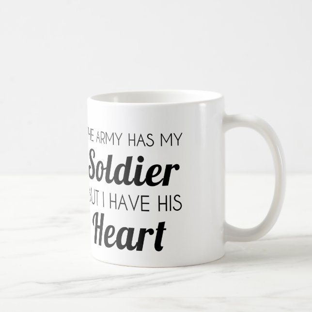 MUG COEUR DE SOLDAT D'ARMÉE (Droite)