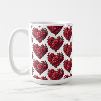 Mug Coeur des Roses - Art floral romantique