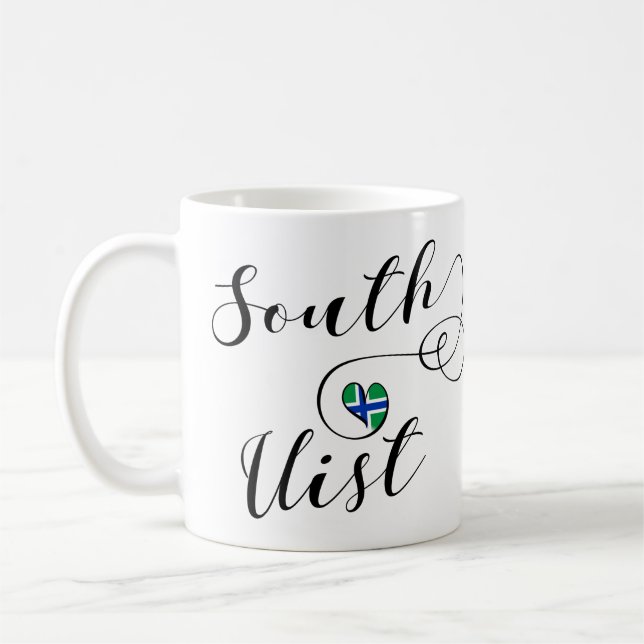 Mug Coeur du pavillon sud de l'Uist, Hébrides extérieu (Gauche)