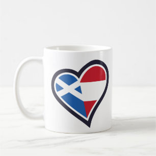 Mug Cœur Écossais Autrichien – Amour de l'Écosse et de
