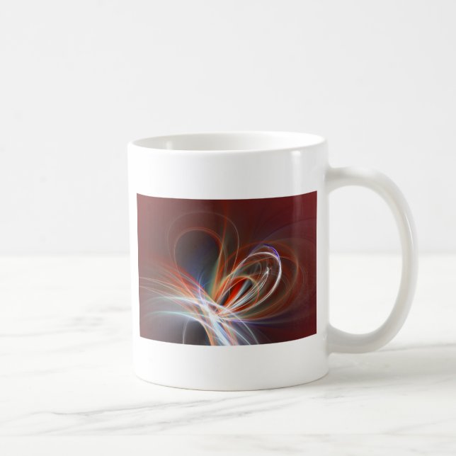Mug coeur en feu (Droite)