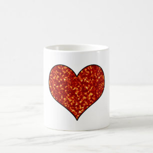 Mug Coeur en feu