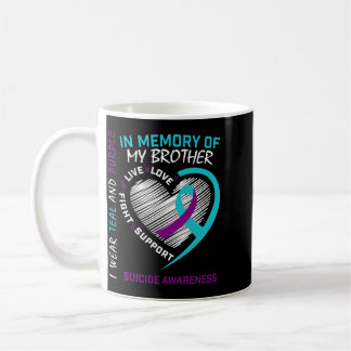 Mug Cœur en mémoire de la sensibilisation à la prévent