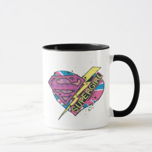 Mug Coeur et boulon de Supergirl