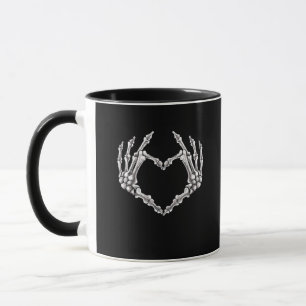 Mug Coeur Et Mains De Squelette Coeur Et Mains Gothiqu