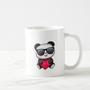 Mug Coeur frais de Saint-Valentin de lunettes de