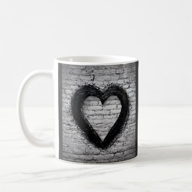 Mug Coeur gauche, no 02 (Gauche)