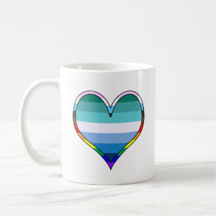 Mug Coeur gay pride