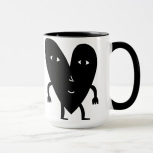 Mug Coeur heureux de soleil de bonheur