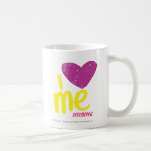 Mug Coeur I je pourpre/jaune