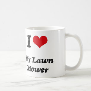 Mug Coeur I ma tondeuse à gazon
