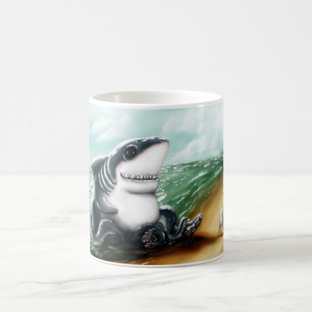 Mug Coeur I vous Sharktopus (Centre)