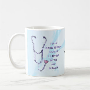 Mug Coeur infirmier inscrit