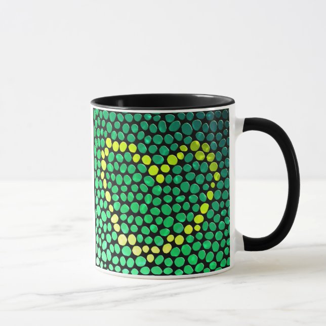 Mug coeur jaune (Droite)