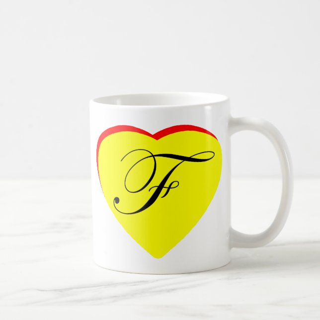 Mug Coeur Jaune Rouge F Faire-part de mariage Le MUSÉE (Droite)