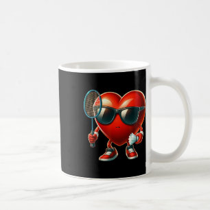 Mug Coeur Jouer Badminton Valentines Day Valentine M