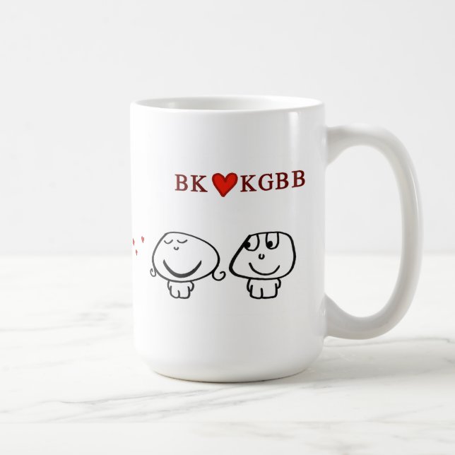 Mug "Coeur KGBB de BK " (Droite)