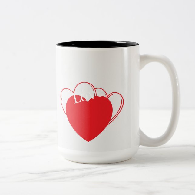 Mug Cœur Mignon – Design Amour & Adorable (Droit)