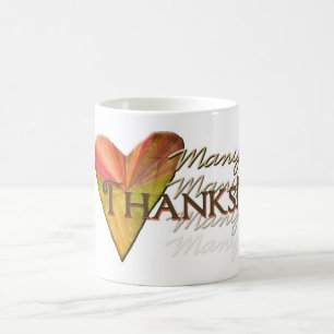 Mug Coeur multicolore Merci beaucoup