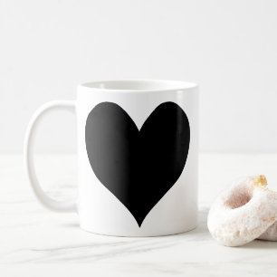 Mug Coeur noir mignon