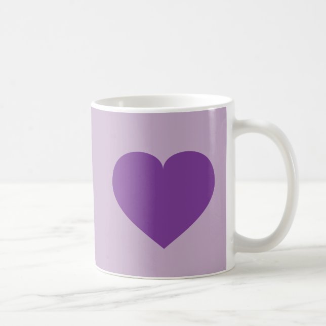 Mug Coeur pourpre (Droite)
