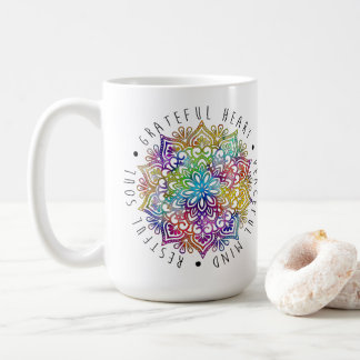 Mug Cœur reconnaissant Esprit paisible Âme reposée