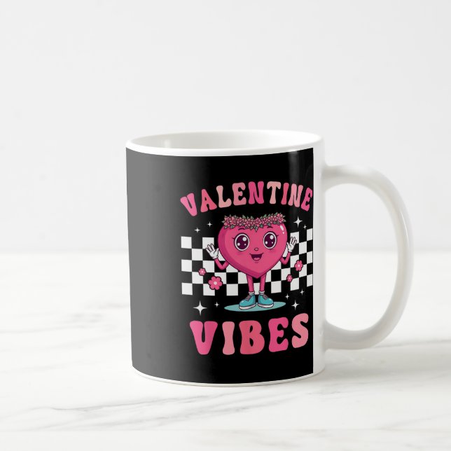 Mug Cœur Rétro de la Saint-Valentin Vibes de la Saint- (Droite)