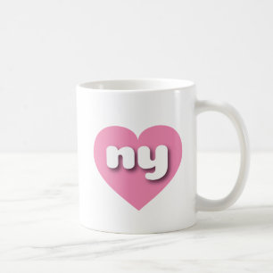 Mug Coeur rose de New York - J'aime