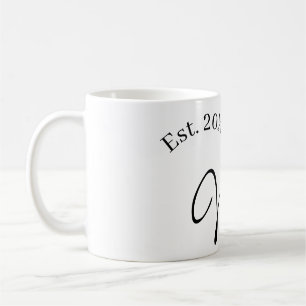 Mug Cœur rouge de femme mariée année future épouse de 