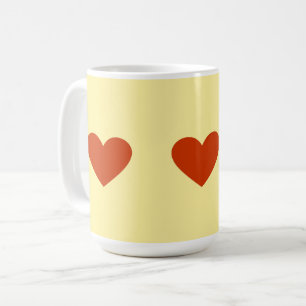 Mug Coeur rouge simple