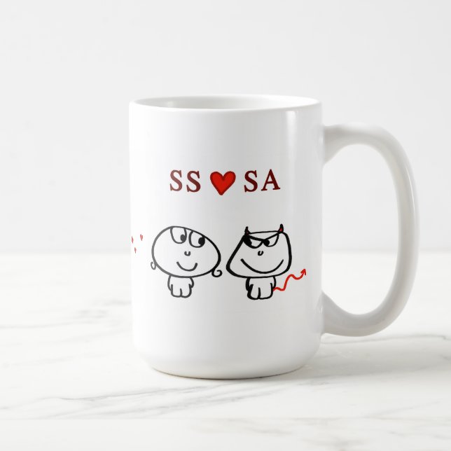 Mug "Coeur SA de solides solubles " (Droite)
