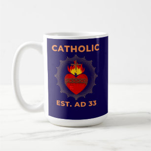 Mug Cœur Sacré AD 33 Catholique