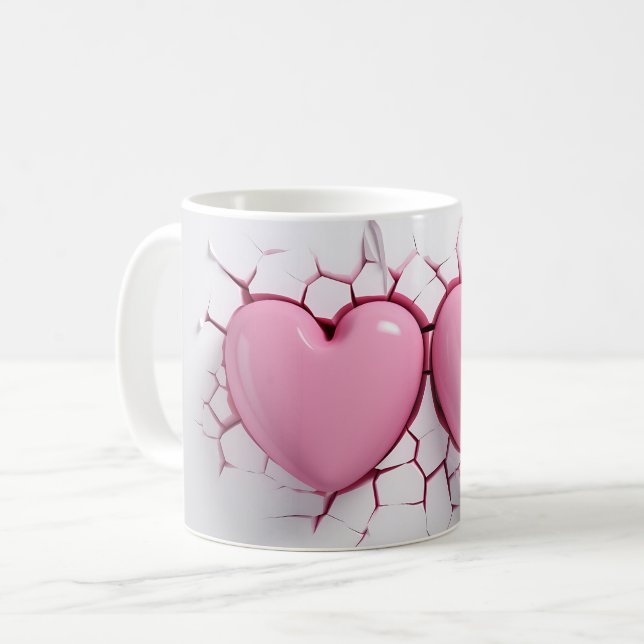 Mug Coeur Série 1 (Devant gauche)