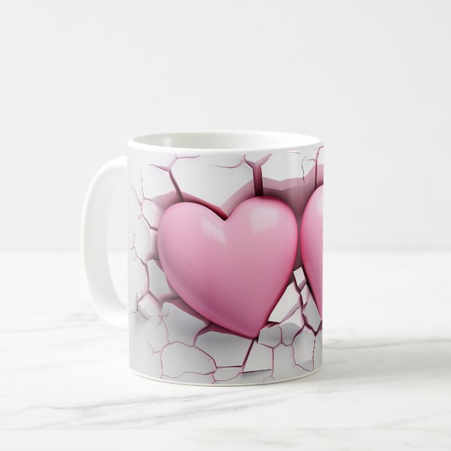 Mug Coeur Série 1-18 (Devant gauche)