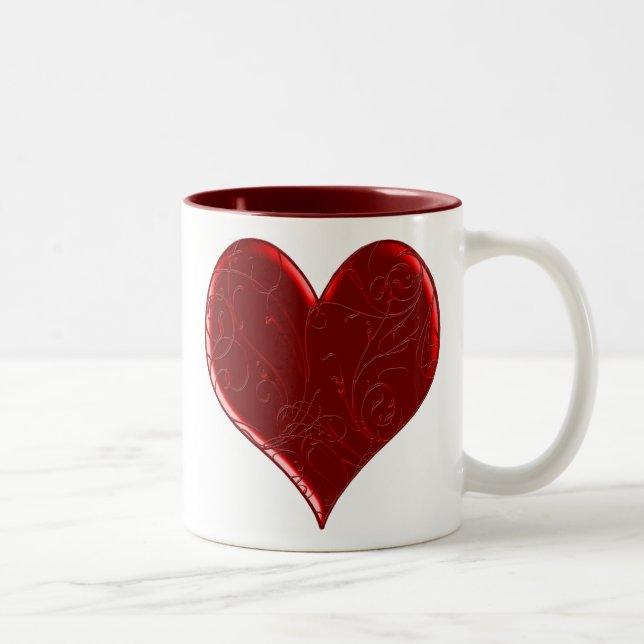 Mug Coeur superposé (Droit)