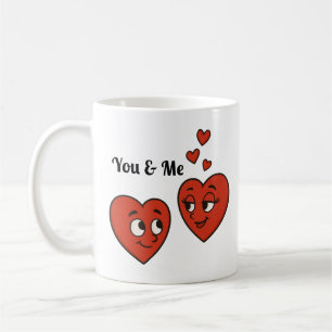 Mug Coeurs adorables du dessin animé