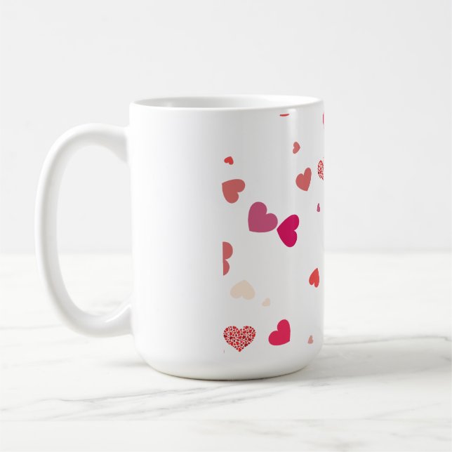 Mug Coeurs - amour (Gauche)