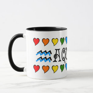 Mug Coeurs Aquarius